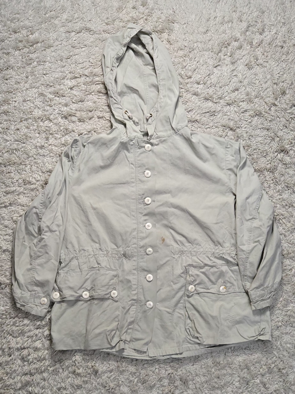 VTG 70s Swedish M69 Military Snow Parka Smock, XL 44-46